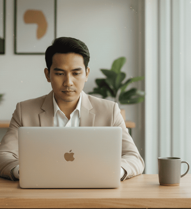 Muslim Woman Planning