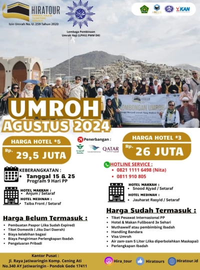 Umrah Agustus 2024