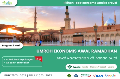 Umroh Ekonomis Awal Ramadhan - Flight By Saudi Airlines - 27 Feb 2025