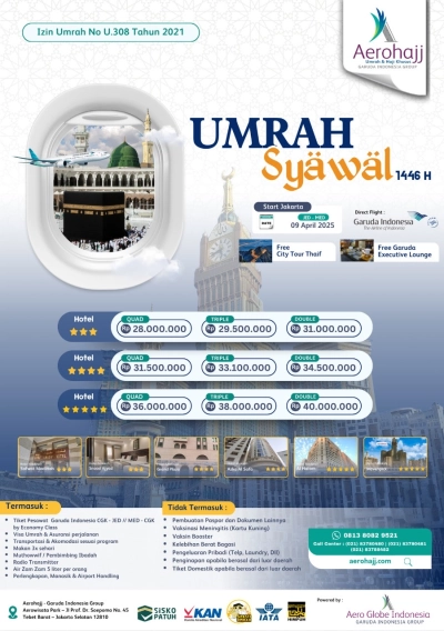 Umrah Syawal 9 Hari - JEDMED