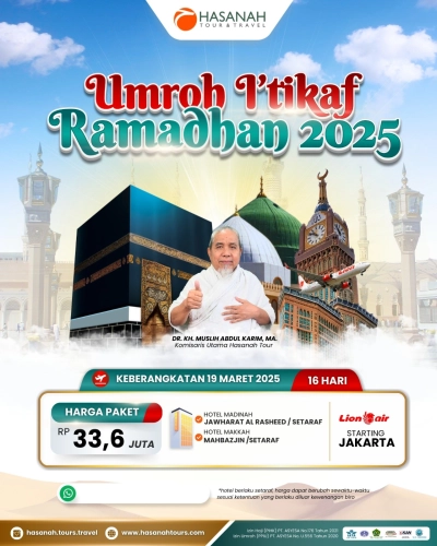 Umroh Itikaf hasanah 16 Hari