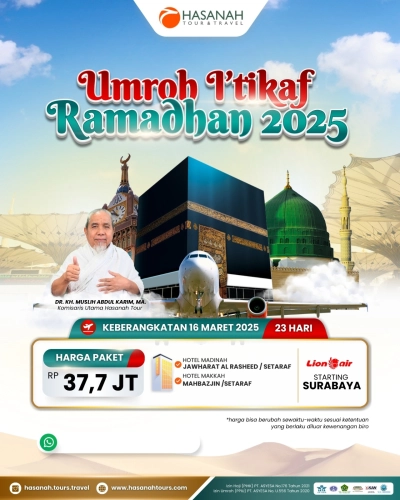 Umroh Itikaf hasanah 23 Hari