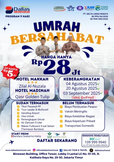 Umroh asik bareng sahabat - 03 September 2025