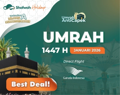 2x Jumat - Full Service Umroh by Garuda Indonesia