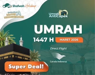 Super Deal! Umroh Full Service - 9 Hari