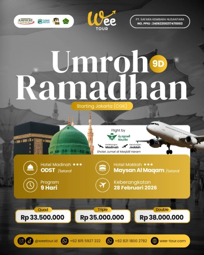UMRAH RAMADHAN ( 9 HARI )