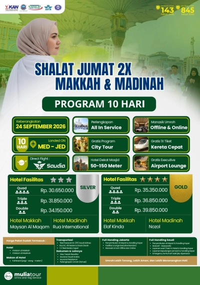 PROGRAM 10 HARI BY SAUDI ARABIAN AIRLINES GOLD (BMS)