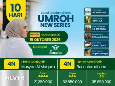 PROGRAM 10 HARI BY SAUDI ARABIAN AIRLINES 15 OKT SILVER (BMS)