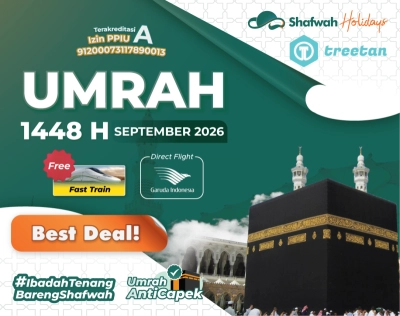 SUPER DEAL! Umroh Free Thaif & Free Fast Train